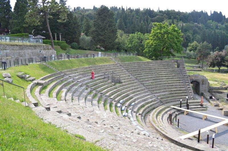 Teatro Romano de Fiesole, perto de Florença