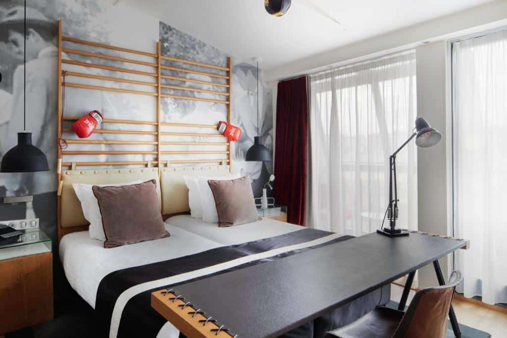 Quarto do 123 Sébastopol Astotel, um dos hotéis onde ficar em Paris