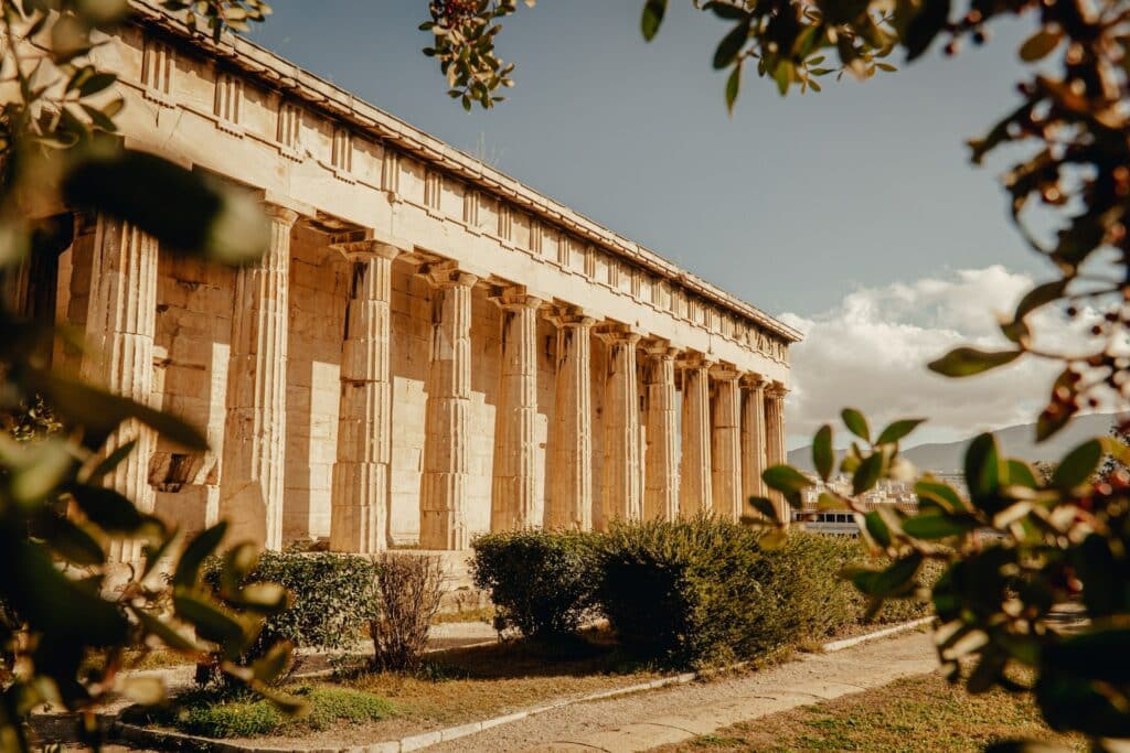 Templo de Hefesto, em Atenas, na Grécia