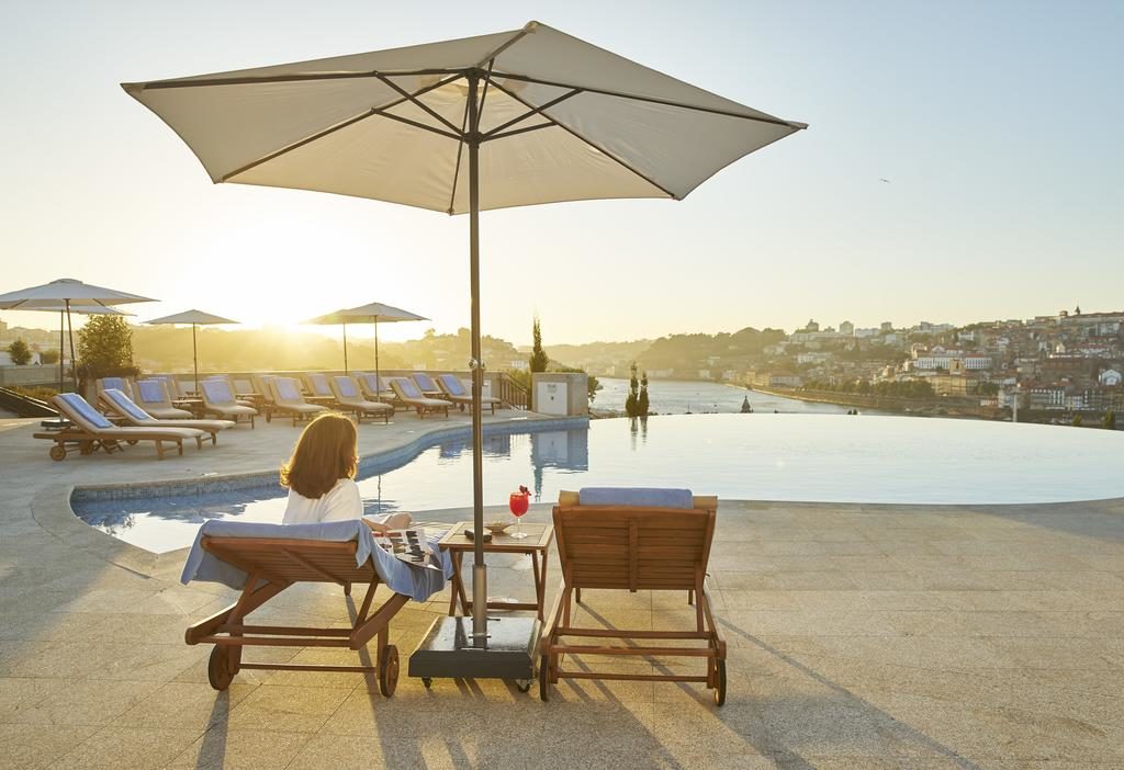 Vista do hotel The Yeatman, em Vila Nova de Gaia