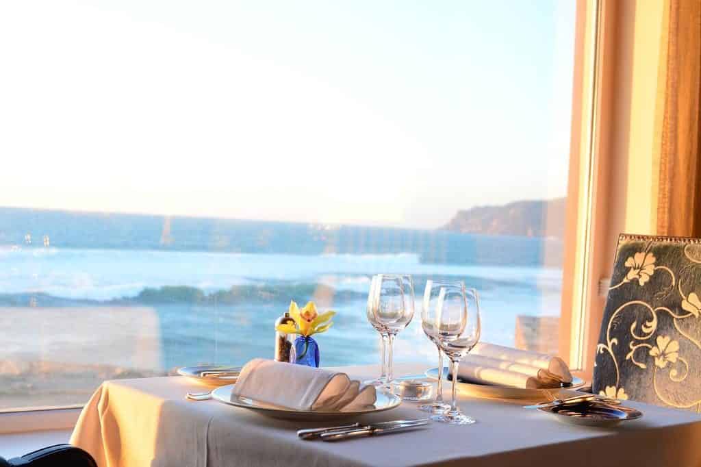 Restaurante com vista da Fortaleza do Guincho Relais & Châteaux, em Cascais