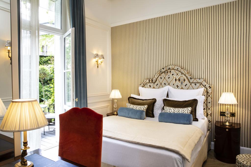Quarto do hotel Relais Christine, em Saint-Germain-des-Prés