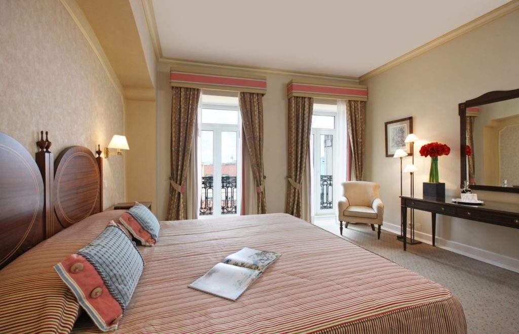 Quarto do hotel As Janelas Verdes, em Lisboa