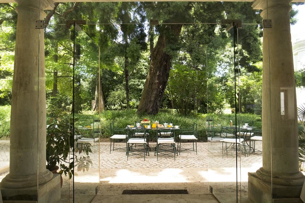 Jardins do Hotel Quinta das Lágrimas, em Coimbra