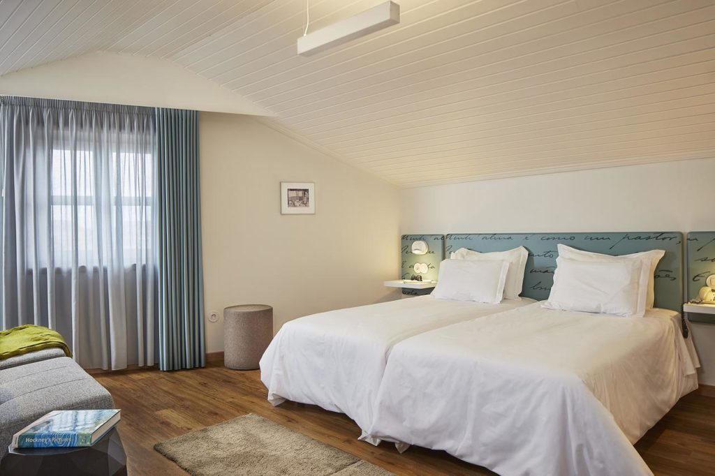 Quarto do Hotel das Salinas, em Aveiro.