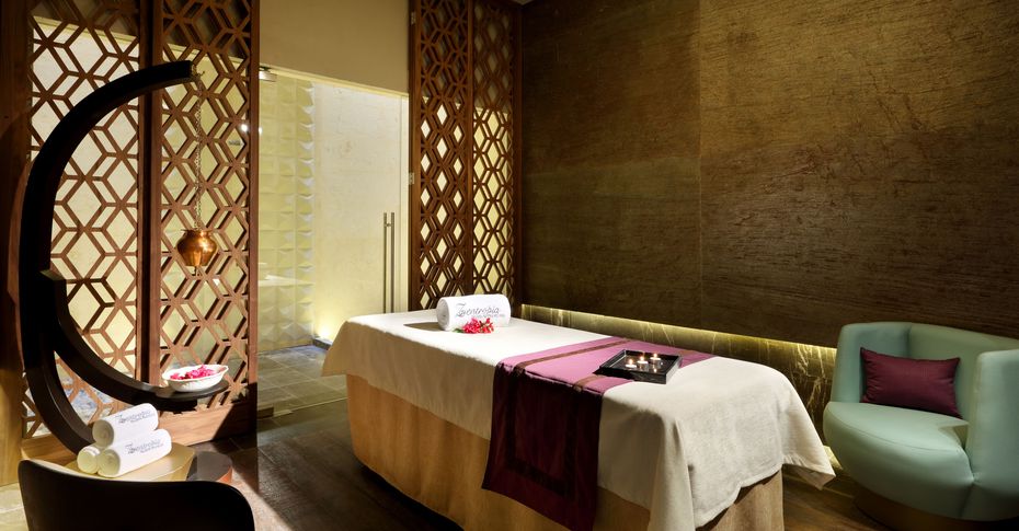 Sala de massagens do Zentropia Spa